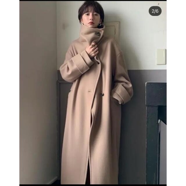 CLANE(クラネ)のclane♡UP NECK OVER COAT レディースのジャケット/アウター(ロングコート)の商品写真