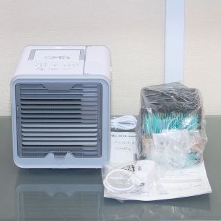 未使用品 ここひえ R3 / 取替フィルター付き / 扇風機 冷風扇 卓上扇風機(扇風機)