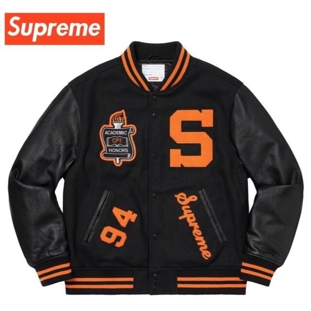 最終価格 定価割れ supreme team varsity jacket