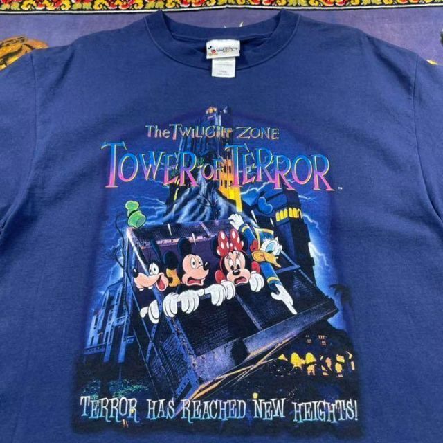 ディズニー タワーオブテラー Tシャツ ヴィンテージ  ミッキーマウス