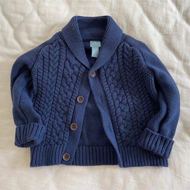 GAP Kids(ギャップキッズ)のベビーGAPカーディガン2枚セット キッズ/ベビー/マタニティのベビー服(~85cm)(カーディガン/ボレロ)の商品写真