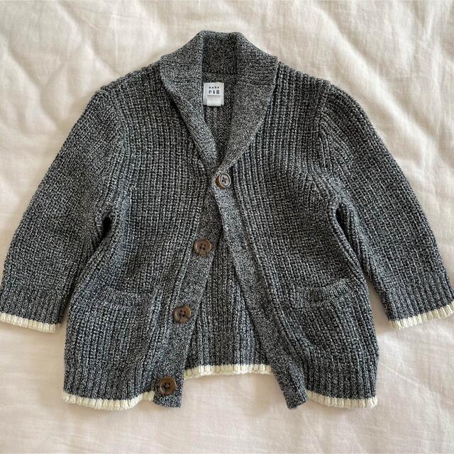 GAP Kids(ギャップキッズ)のベビーGAPカーディガン2枚セット キッズ/ベビー/マタニティのベビー服(~85cm)(カーディガン/ボレロ)の商品写真