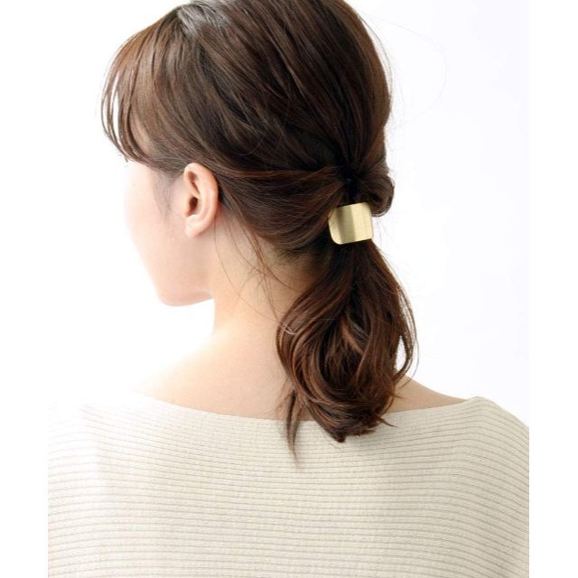 SALE/67%OFF】 スタッズカーブプレートポニーフック ヘアカフ
