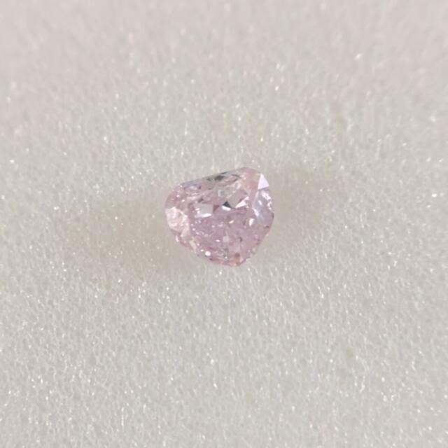 0.082ct天然ピンクダイヤモンドLIGHT PURPLE PINK