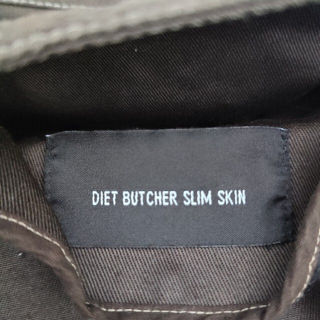 DIET BUTCHER SLIM SKIN(ダイエットブッチャースリムスキン)のDIET BUTCHER SLIM SKIN　グラデカーキジャケット　フーディー メンズのジャケット/アウター(その他)の商品写真