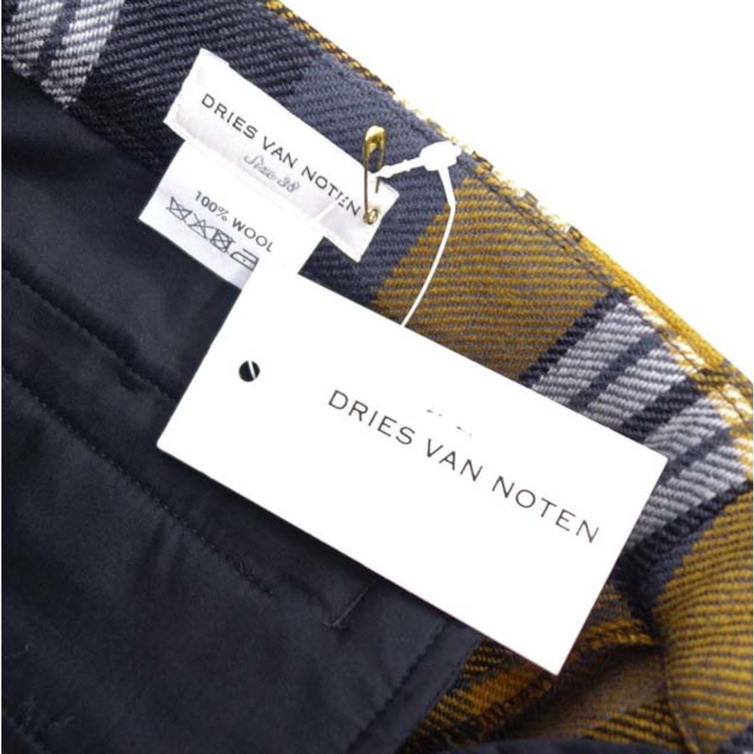 DRIES VAN NOTEN(ドリスヴァンノッテン)のドリスヴァンノッテン パンツ ウールツイード チェック レディース38 ボトムス レディースのパンツ(その他)の商品写真