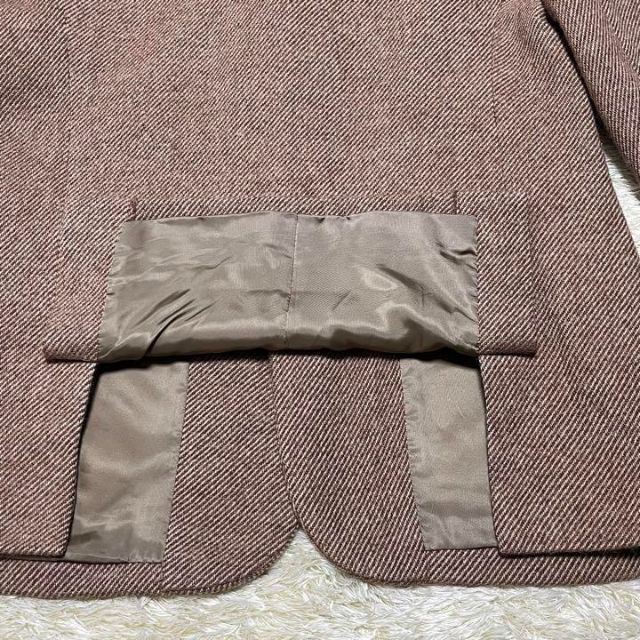 Ralph Lauren(ラルフローレン)のラルフローレン サイズL テーラージャケット JKT　ツイード ブラウン メンズのジャケット/アウター(テーラードジャケット)の商品写真