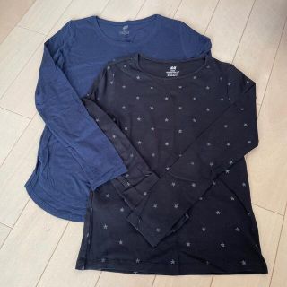 エイチアンドエム(H&M)のＨ＆Ｍ　ロンT 2枚組　ガールズ　150(Tシャツ/カットソー)