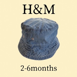エイチアンドエイチ(H&H)の【H&M】ベビーデニム風ハット3-6mths(帽子)