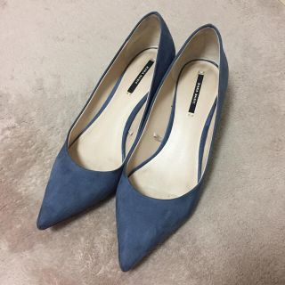 ザラ(ZARA)のZARA Basic スエード風ポインテッドパンプス(ハイヒール/パンプス)