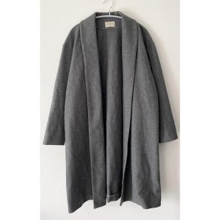 ユナイテッドアローズ(UNITED ARROWS)のUNITED ARROWS ユナイテッドアローズ ウールノーカラーコート グレー(ロングコート)