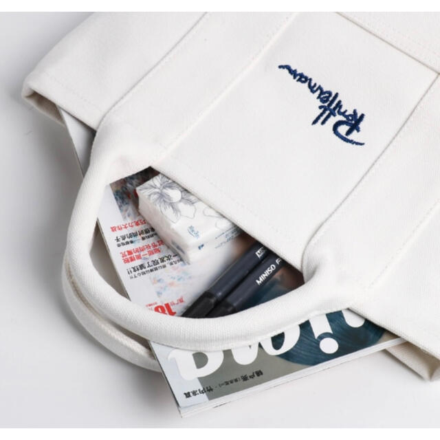 CANADA GOOSE(カナダグース)の数量限定　¥1999 最安値　ロンハーマン　刺繍ロゴ　トートバッグ　キャンバス レディースのバッグ(トートバッグ)の商品写真