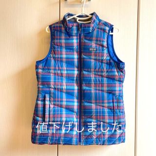 パタゴニア(patagonia)のパタゴニア　ダウンベスト　GIRL'S XL 14(ジャケット/上着)