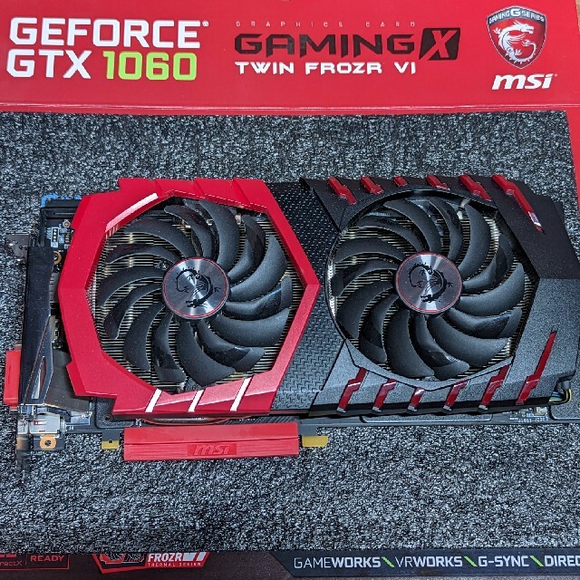 MSI GEFORCE GTX1060 GAMING X 3GB スマホ/家電/カメラのPC/タブレット(PCパーツ)の商品写真