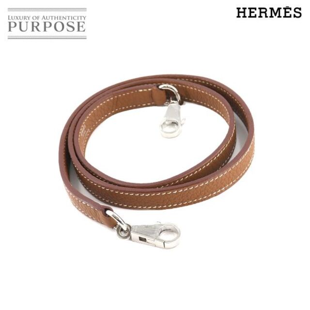 Hermes - 未使用 展示品 エルメス HERMES ケリー ボリード ショルダー ストラップ トゴ ゴールド ブラウン 90141324