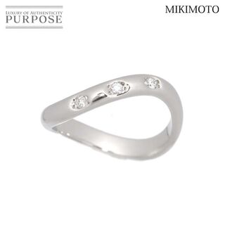 ミキモト(MIKIMOTO)のミキモト MIKIMOTO 12号 リング ダイヤ 0.05ct Pt950 プラチナ 指輪 90143621(リング(指輪))