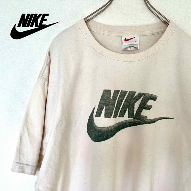 年代物90s NIKE USA 製のビンテージTシャツ オーバーサイズ(XL)