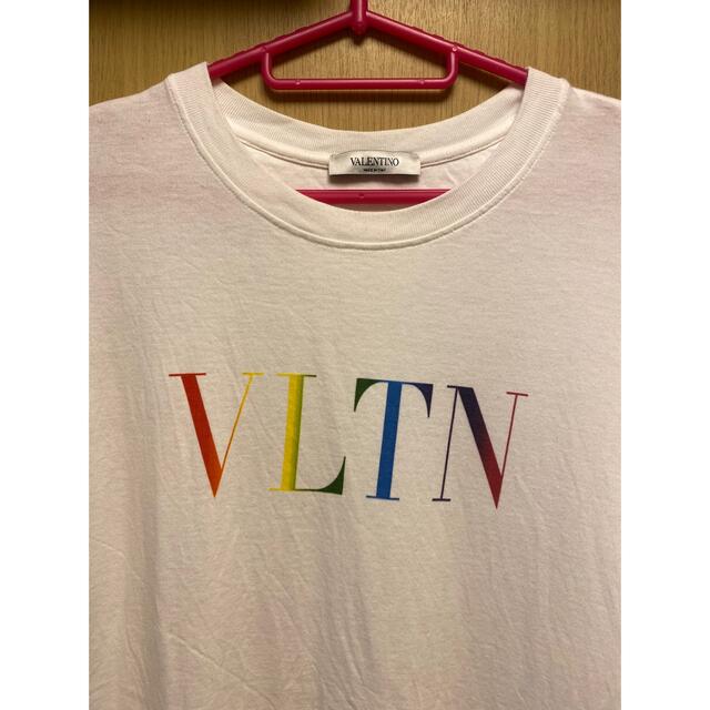 VALENTINO ヴァレンティノ Tシャツ VLTNロゴ 白 ホワイト M