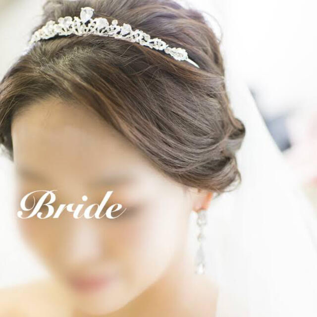 Bride me ブライドミー　ティアラ ハンドメイドのウェディング(ヘッドドレス/ドレス)の商品写真