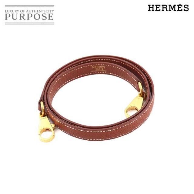 Hermes - エルメス HERMES ショルダー ストラップ トリヨンクレマンス ブラウン系 ゴールド 金具 90144421