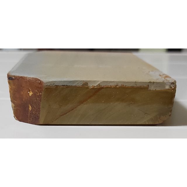 天然砥石　正本山　色物　仕上砥　レーザー型　140×93×26　794g 5