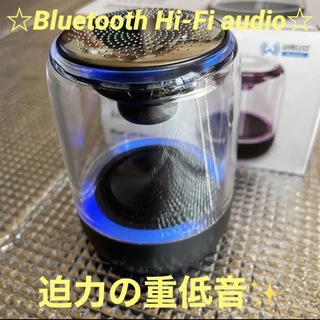 C7 Bluetoothワイヤレススピーカー ブラック ☆新品☆(スピーカー)