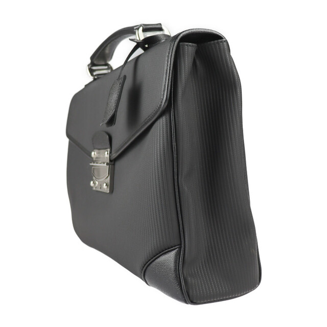 BVLGARI ブルガリ ミレリゲ ビジネスバッグ 29574 ブラック シルバー金具 ブリーフケース 書類鞄 キーロック付き 【本物保証】 - 1