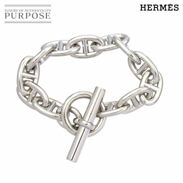 Hermes - エルメス HERMES シェーヌダンクル TGM ブレスレット 18cm シルバー SV 925 90149061