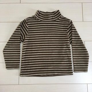 120サイズ☆フリースハイネック長袖トップス(Tシャツ/カットソー)