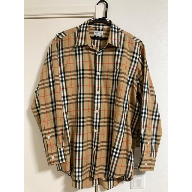 BURBERRY - バーバリー ヴィンテージチェックシャツ シャドーホース L