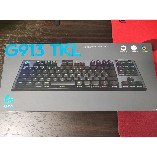 logicool G913-TKL-LNBK 赤軸 新品 未開封PC/タブレット