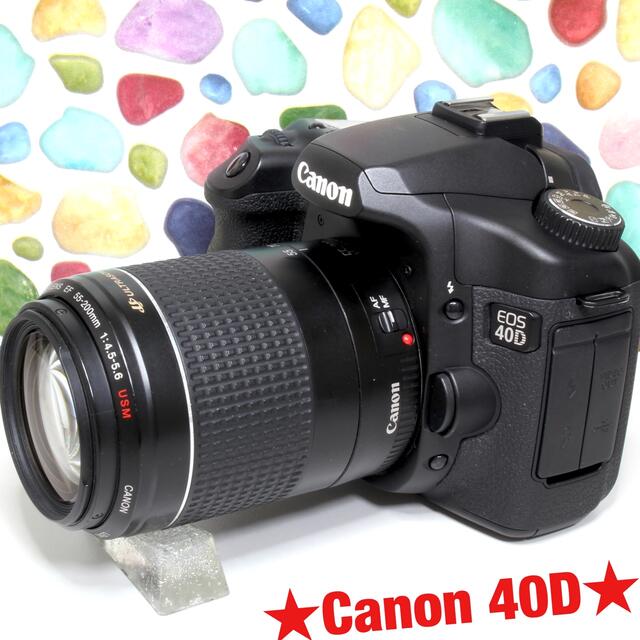 ❤️◇Canon EOS 40D ☆はじめての一眼レフ ☆望遠 ☆綺麗なボディ