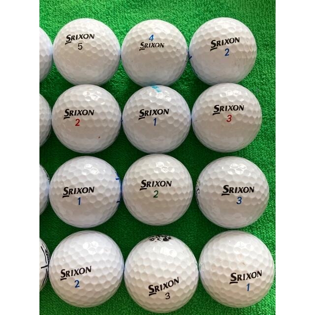 Srixon(スリクソン)のゴルフボール ロストボール スリクソン グレード各種 24球 10/11 スポーツ/アウトドアのゴルフ(その他)の商品写真