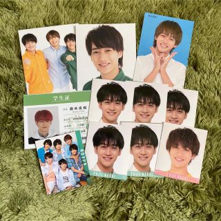 ジャニーズジュニア(ジャニーズJr.)の藤井直樹 デタカ・厚紙セット(アイドルグッズ)