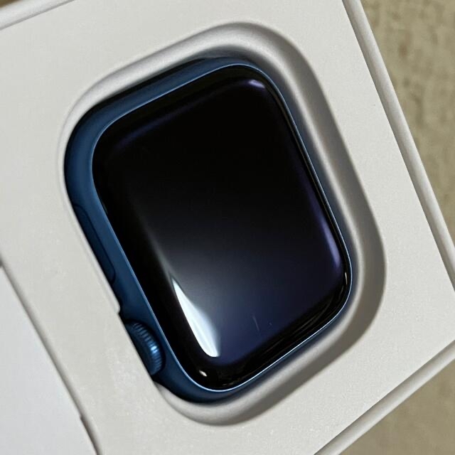 Apple Watch - 美品 Apple Watch 7 41mm GPS アビスブルー の通販 by