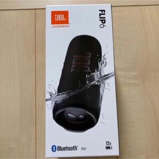 フリップ(Flip)のJBL FLIP6 Bluetoothスピーカー ブラック FLIP6BLK(ポータブルプレーヤー)