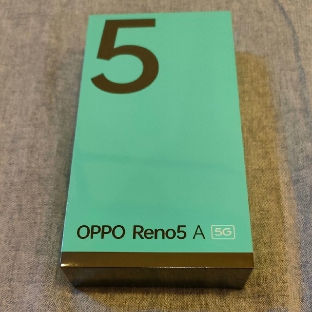 oppo reno 5A  シルバーブラックスマートフォン/携帯電話