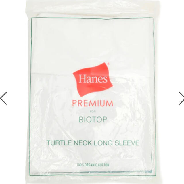 Hanes(ヘインズ)の【試着のみ】hanes for BIOTOP タートルネック レディースのトップス(カットソー(長袖/七分))の商品写真