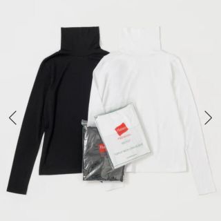 ヘインズ(Hanes)の【試着のみ】hanes for BIOTOP タートルネック(カットソー(長袖/七分))