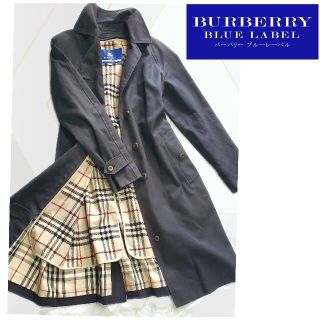 バーバリーブルーレーベル(BURBERRY BLUE LABEL)のバーバリートレンチコート&ステンカラーコート BURBERRY ライナー付き‼️(トレンチコート)