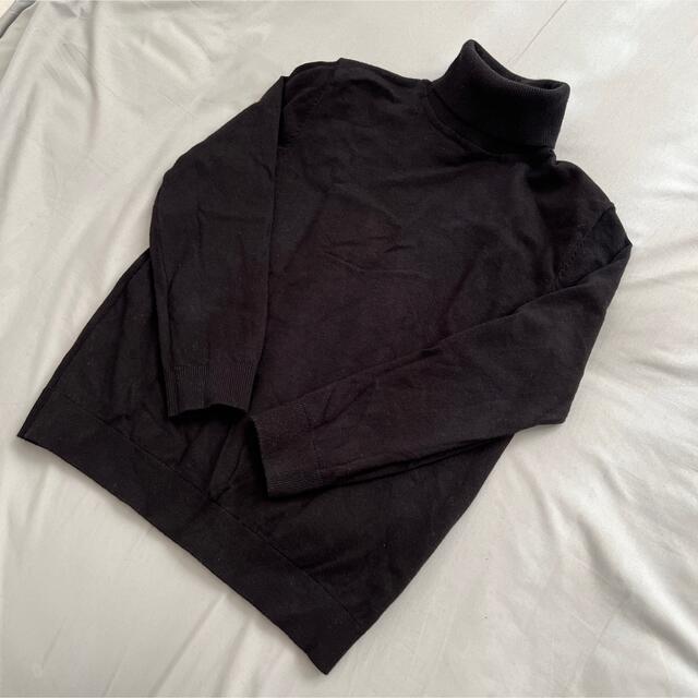 ZARA(ザラ)のZARAハイネックカットソー キッズ/ベビー/マタニティのキッズ服男の子用(90cm~)(ニット)の商品写真