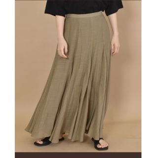 ダブルクローゼット(w closet)のwcloset ダブクロ　フレアスカート　フレアロングスカート　切り替えフレア(ロングスカート)