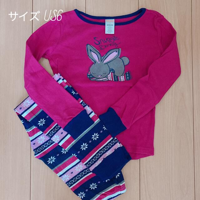 GYMBOREE(ジンボリー)の【Gymboree】キッズパジャマ cotton 100% サイズUS6 キッズ/ベビー/マタニティのキッズ服女の子用(90cm~)(パジャマ)の商品写真