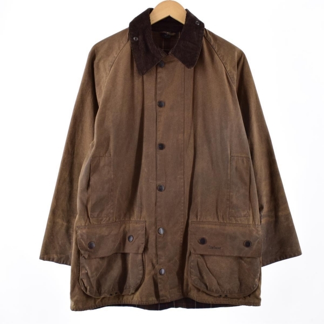 バブアークラシックムーアランドbarbourオイルドジャケットC40 | www