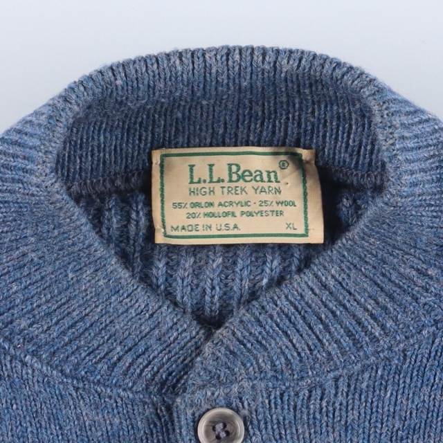 L.L.Bean - 古着 エルエルビーン L.L.Bean ヘンリーネック アクリル