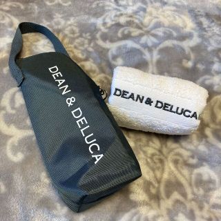 ディーンアンドデルーカ(DEAN & DELUCA)のDEAN & DELUCA ハンドタオル&ペットボトルホルダー(日用品/生活雑貨)