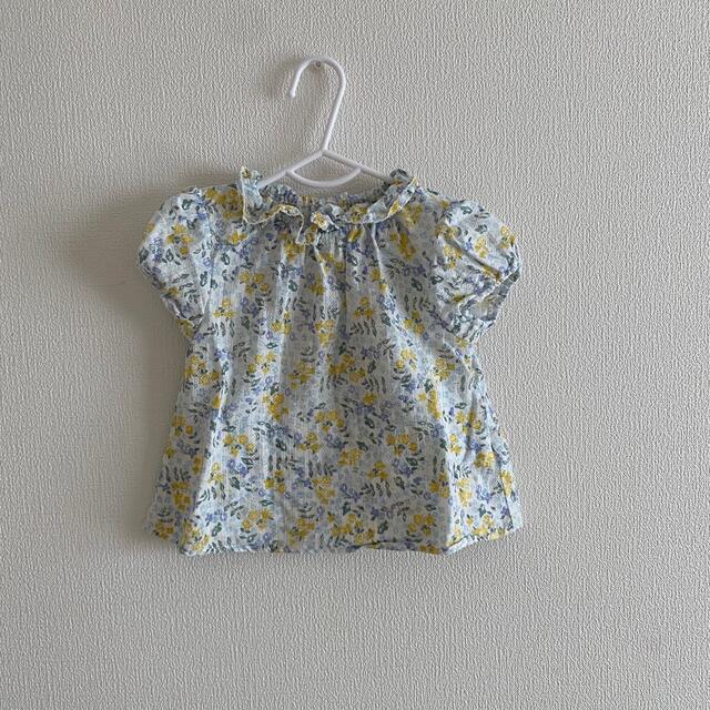 しまむら　juo 花柄ブラウス キッズ/ベビー/マタニティのキッズ服女の子用(90cm~)(ブラウス)の商品写真