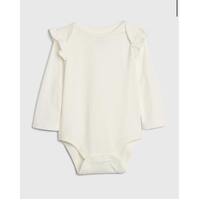 babyGAP(ベビーギャップ)の新品GAP ラッフルボディシャツ　90cm 2枚 キッズ/ベビー/マタニティのキッズ服女の子用(90cm~)(Tシャツ/カットソー)の商品写真