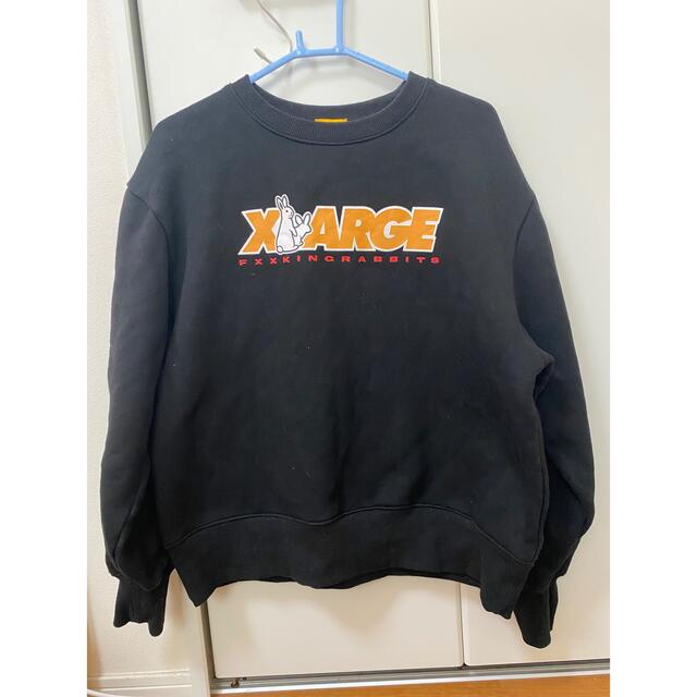 トップスFR2 XLARGE 限定コラボ スウェット プリントロゴ