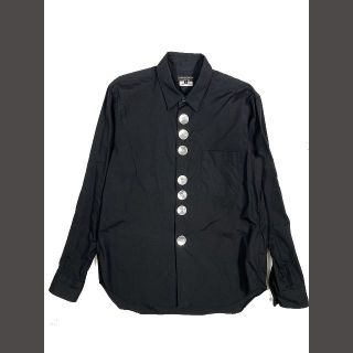 コムデギャルソンオムプリュス(COMME des GARCONS HOMME PLUS)の21SS コムデギャルソンオムプリュス  メタルボタン 長袖 シャツ ブラック(シャツ)